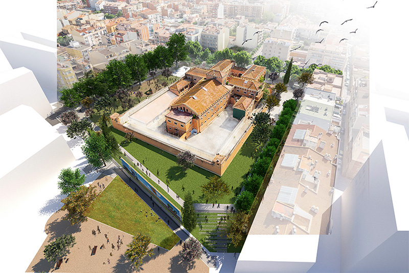 Jardins de l’antiga presó de Figueres