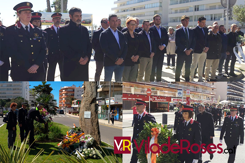 Homenatge al Mosso d'Esquadra Santos Santamaria