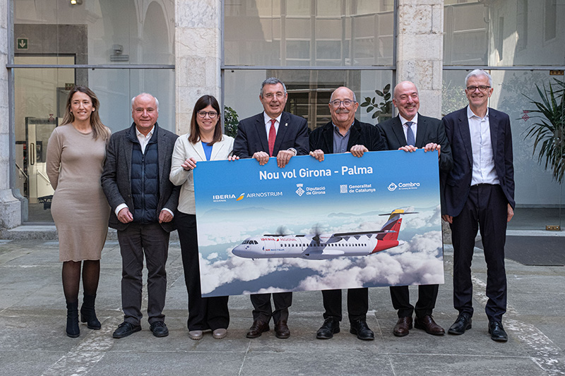 Nova ruta aèria entre els aeroports de Girona i Mallorca