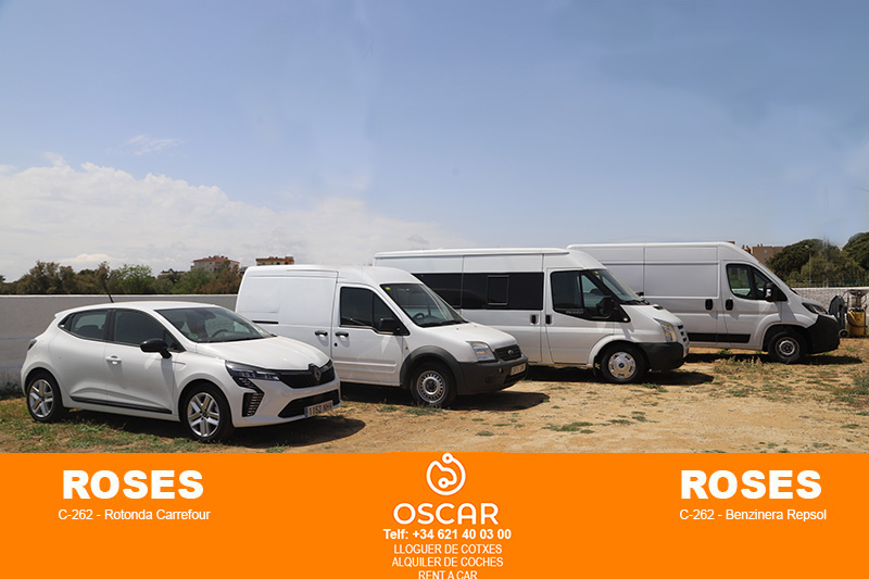 Lloguer de vehicles Oscar a Roses