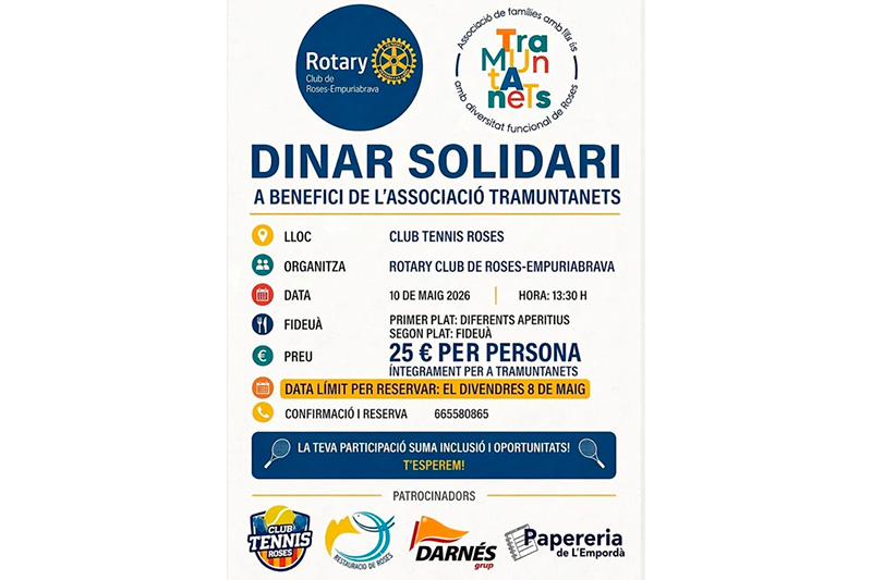 El Rotary Club Roses-Empuriabrava amb Tramuntanets