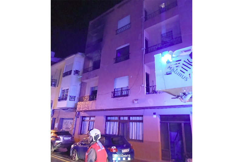 Incendia a la Pensión el Norte de Roses