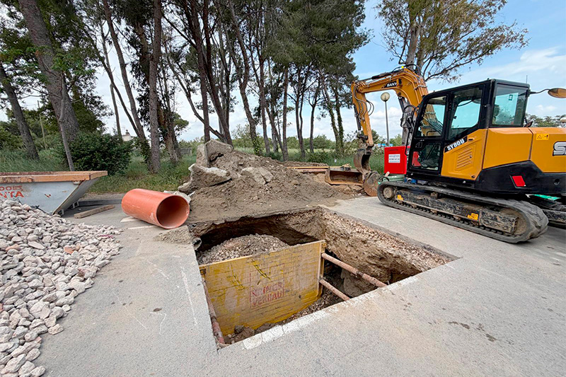 Renovació de la xarxa de clavegueram de Santa Margarida